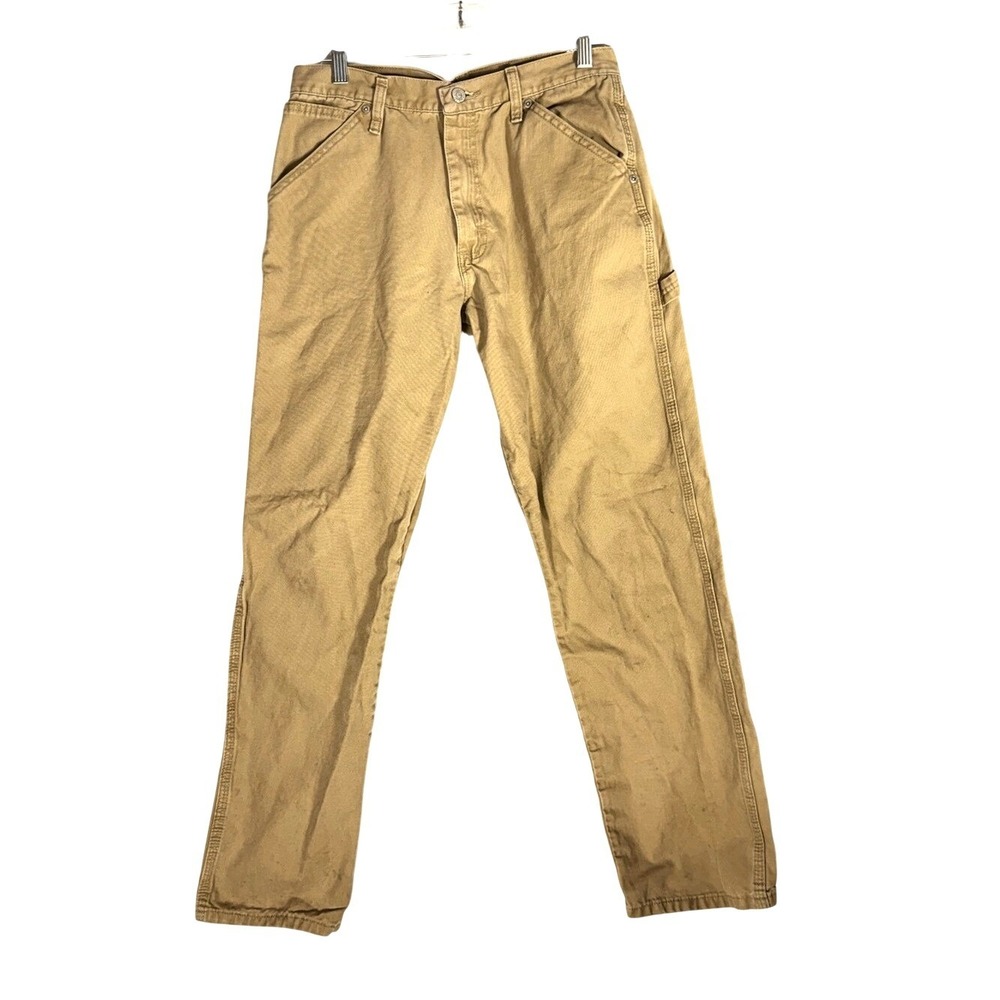 Wrangler 30x32 Men's Work Pants - Tan Carpenter Style